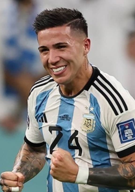 Enzo Fernández — camiseta Argentina, final de Copa América 2024